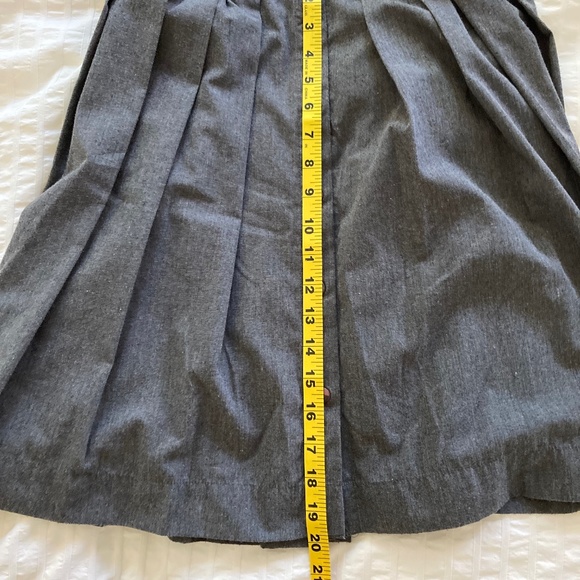 Grey, A-line midi skirt - Picture 5 of 6